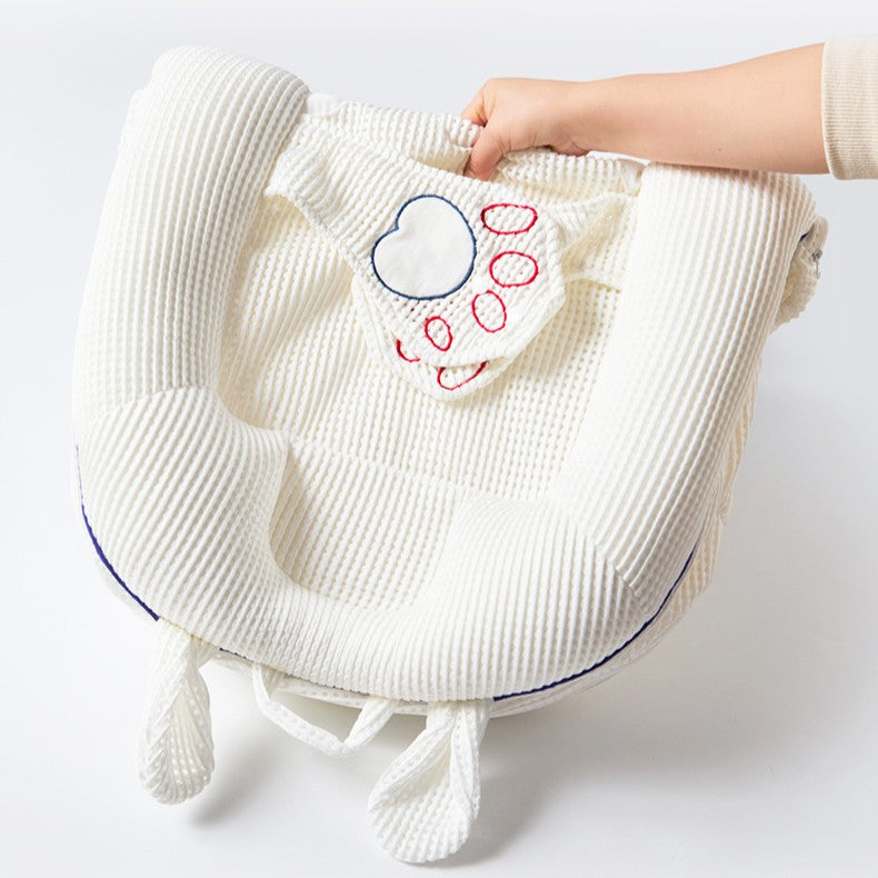 Berço Antirrefluxo Inclinado para Bebê com Função de Toque Suave