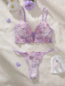 Lingerie Violet Blossom