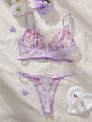 Lingerie Violet Blossom