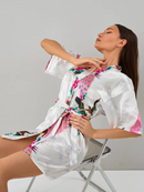 Robe Curto Oriental Peacock