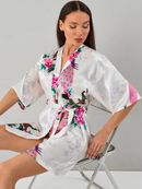 Robe Curto Oriental Peacock