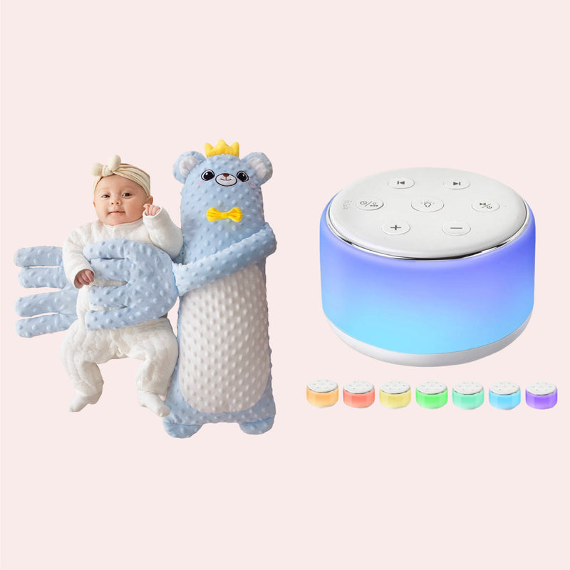Baby Sleep Soother Set – Patting Mat & White Noise Machine