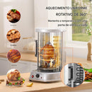 VEVOR Máquina de Grelha Shawarma de Aço Inoxidável Vertical Giroscópio Rotisserie Doer-