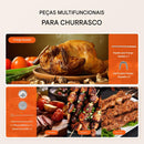 VEVOR Máquina de Grelha Shawarma de Aço Inoxidável Vertical Giroscópio Rotisserie Doer-