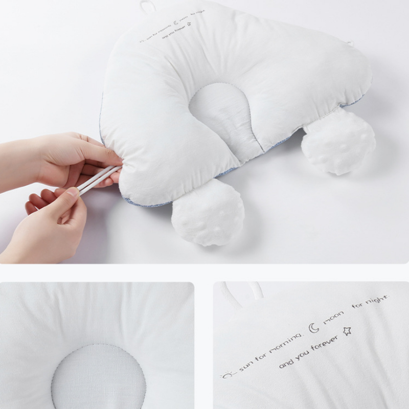 Travesseiro anatômico para bebês premium e antialérgico